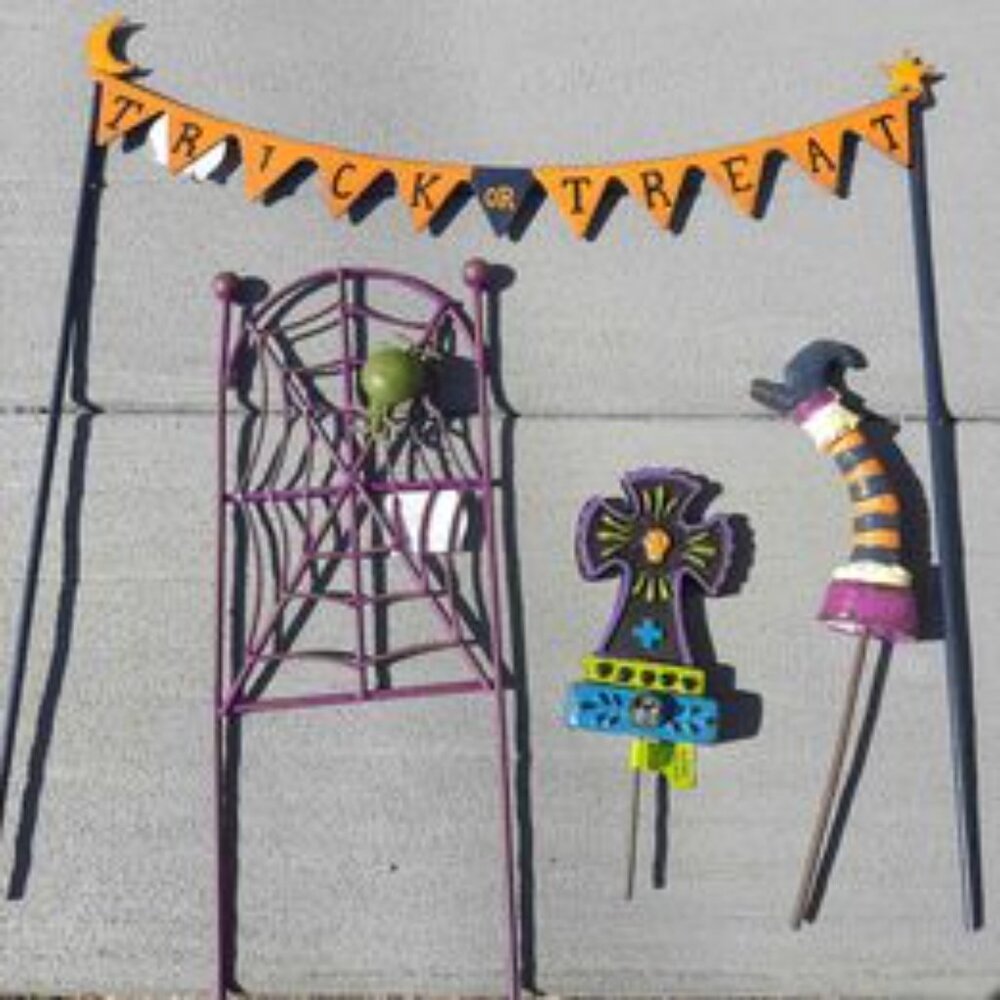 Halloween Fairy Gnome Garden Accessories Miniature Fun Indoor Outdoor Playtime